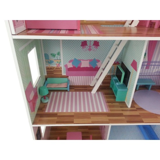 Aga design medinis lėlių namas