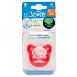DR.BROWN'S naktį šviečiantis čiulptukas PreVent Butterfly 12m+