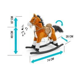 Pliušinis arklys su lingėmis MUSTANG