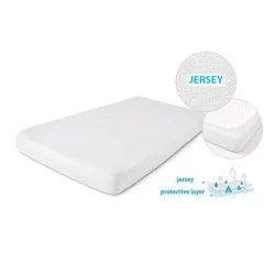 Baby Matex paklodė su guma Jersey  140*70 cm įv. spalvų