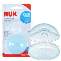 NUK Silikoniniai antspeniai su dėžute M dydis 2vnt