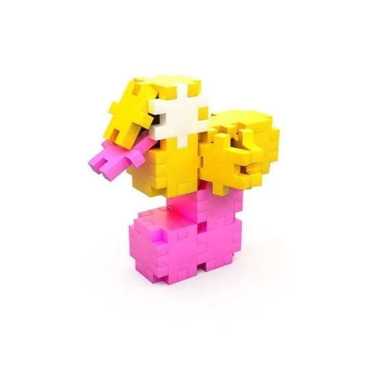 KENDI Spalvotos medinės kaladėlės (50 vnt., 2,5 cm)