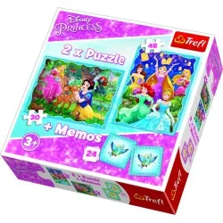 TREFL 30+48 det. dėlionė-žaidimas „Princesės“