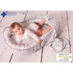 BabyMatex dvipusis pozicionavimo lizdelis kūdikiui PRESTIGE