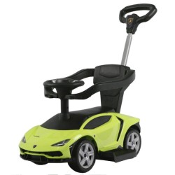 LAMBORGHINI užsėdama mašina paspirtukas 3 in 1