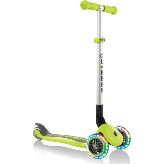 Globber PRIMO FOLDABLE LIGHTS triratis paspirtukas su švieč. ratukais Globber PRIMO FOLDABLE LIGHTS triratis paspirtukas su švieč. ratukais