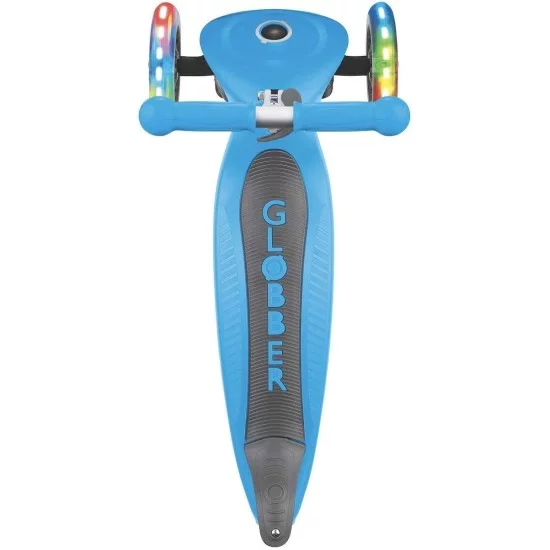 Globber PRIMO FOLDABLE LIGHTS triratis paspirtukas su švieč. ratukais