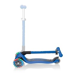 Globber PRIMO FOLDABLE LIGHTS triratis paspirtukas su švieč. ratukais
