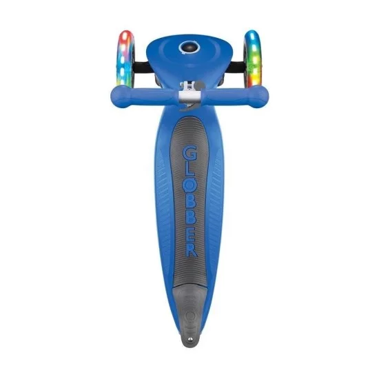 Globber PRIMO FOLDABLE LIGHTS triratis paspirtukas su švieč. ratukais