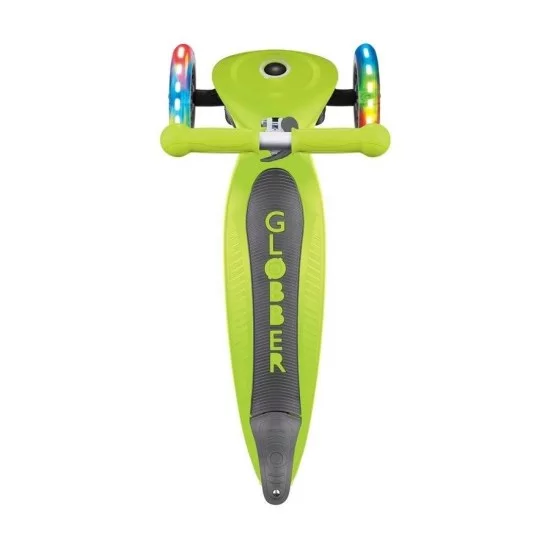 Globber PRIMO FOLDABLE LIGHTS triratis paspirtukas su švieč. ratukais Globber PRIMO FOLDABLE LIGHTS triratis paspirtukas su švieč. ratukais
