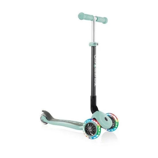 Globber PRIMO FOLDABLE LIGHTS triratis paspirtukas su švieč. ratukais Globber PRIMO FOLDABLE LIGHTS triratis paspirtukas su švieč. ratukais
