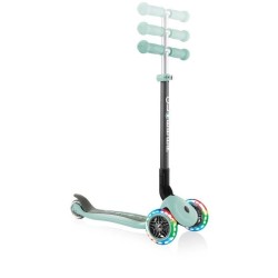 Globber PRIMO FOLDABLE LIGHTS triratis paspirtukas su švieč. ratukais