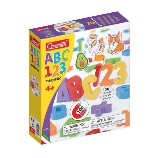 Quercetti magnetinė lenta ABC +123 Quercetti magnetinė lenta ABC +123