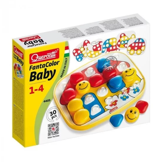 Quercetti mozaika mažiesiems FANTACOLOR BABY Quercetti mozaika mažiesiems FANTACOLOR BABY
