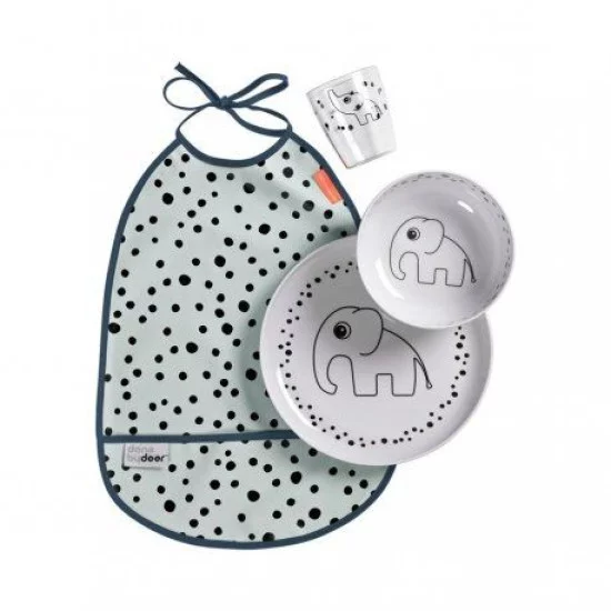 Done by Deer pietų rinkinys Happy dots Done by Deer pietų rinkinys Happy dots