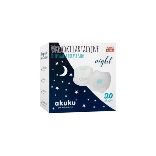 AKUKU VIENKARTINIAI ĮKLOTAI Į LIEMENĖLĘ NIGHT, 20 VNT. A0444