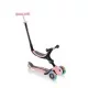 Globber GO-UP Foldable Plus Lights 4 in 1 paspirtukas šviečiančiais ratais Globber GO-UP Foldable Plus Lights 4 in 1 paspirtukas šviečiančiais ratais