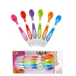 MUNCHKIN Šaukštelis su minkštu galiuku kūdikiui 1vnt