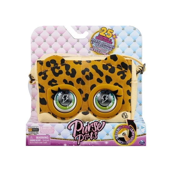 PURSE PETS Interaktyvi rankinė LEOPARDAS