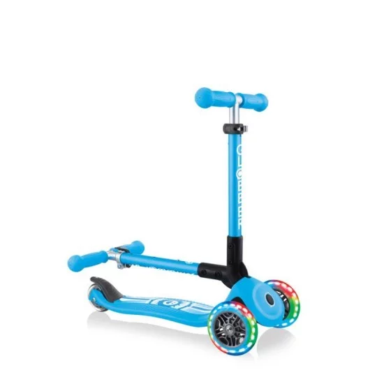 Globber Junior Foldable Fantasy triratis paspirtukas su švieč. ratukais Globber Junior Foldable Fantasy triratis paspirtukas su švieč. ratukais