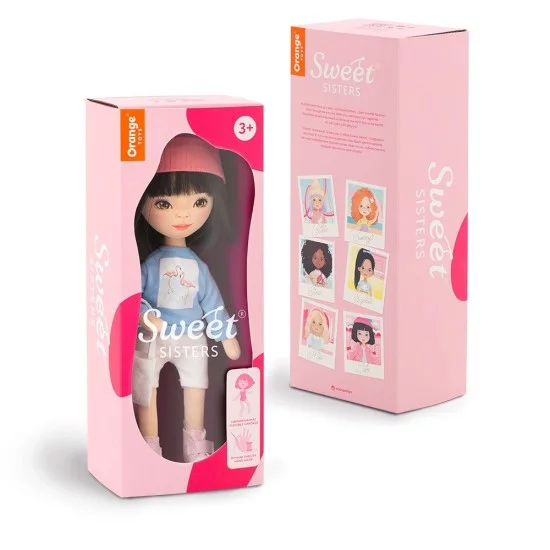 Orange toys Lėlytė LILU su mėlynu megztuku 32 cm Orange toys Lėlytė LILU su mėlynu megztuku 32 cm