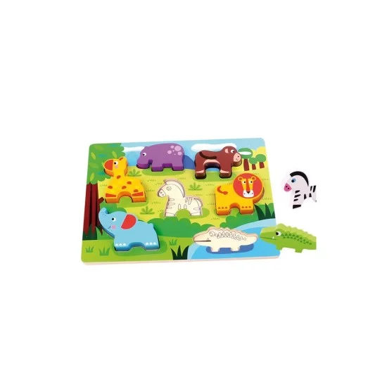ANDREU TOYS medinė dėlionė SAFARI ANDREU TOYS medinė dėlionė SAFARI