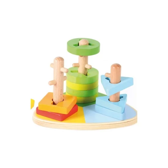 ANDREU TOYS Lavinamasis žaidimas - Piramidės
