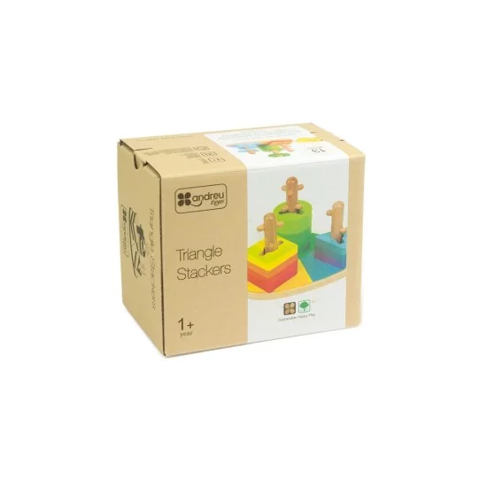 ANDREU TOYS Lavinamasis žaidimas - Piramidės ANDREU TOYS Lavinamasis žaidimas - Piramidės