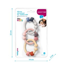 BabyOno silikoninis lavinantis žaislas, kramtukas LINKS