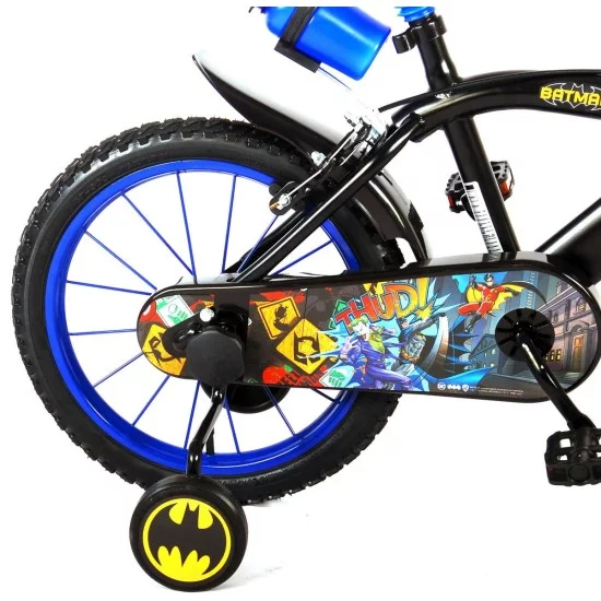 Olandų firmos  16" dviratukas BATMAN
