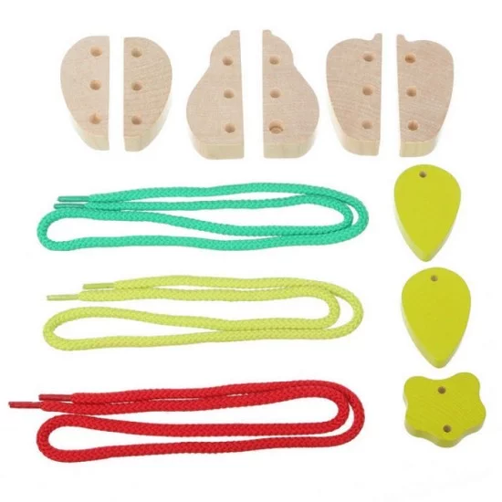 Eco Toys Edukacinis mokomasis medinis žaislas „Vaisius“ Eco Toys Edukacinis mokomasis medinis žaislas „Vaisius“