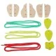 Eco Toys Edukacinis mokomasis medinis žaislas „Vaisius“ Eco Toys Edukacinis mokomasis medinis žaislas „Vaisius“