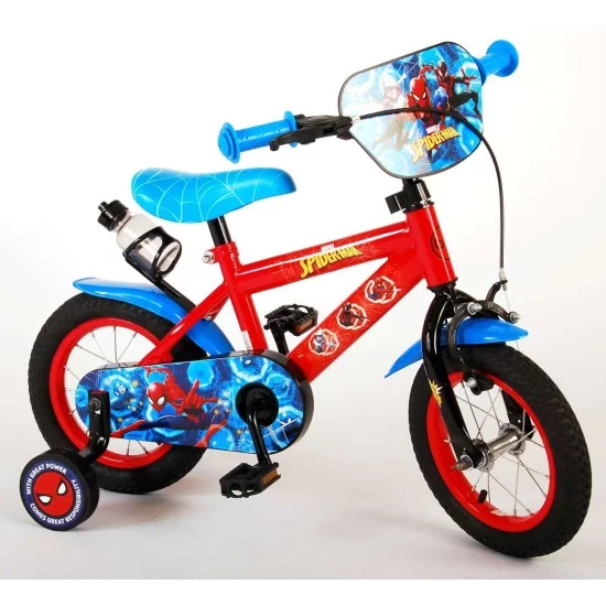 Olandų firmos 12" dviratukas VOLARE SPIDERMAN Olandų firmos 12" dviratukas VOLARE SPIDERMAN