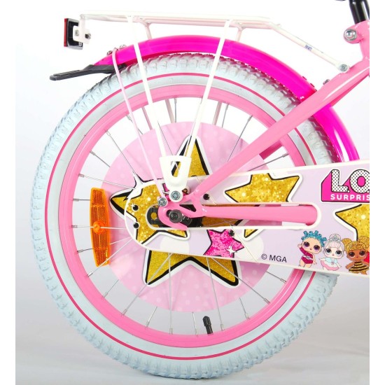 Olandų firmos 18" colių vaikiškas dviratis L.O.L. Surprise