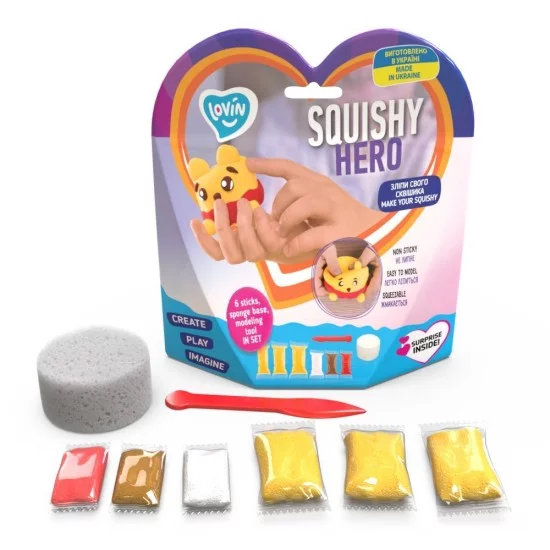 Eco toys Antistresinis kūrybinis rinkinys padarykite savo Squishy herojų (asort.) Eco toys Antistresinis kūrybinis rinkinys padarykite savo Squishy herojų (asort.)