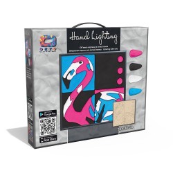 Eco toys Kūrybinis rinkinys Modelino rinkinys - tapyba Flamingo (300 * 300mm)