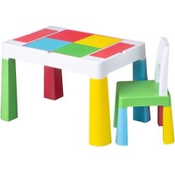 TEGA Staliukas su kėdute MULTIFUN ECO (komplekte 1 kėdutė)