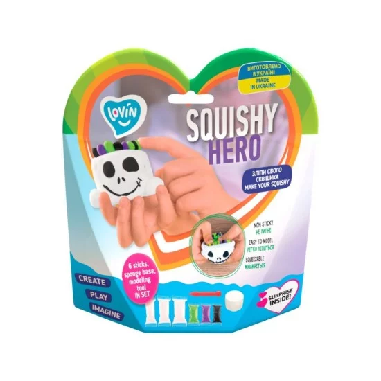Eco toys Antistresinis kūrybinis rinkinys padarykite savo Squishy herojų (asort.) Eco toys Antistresinis kūrybinis rinkinys padarykite savo Squishy herojų (asort.)