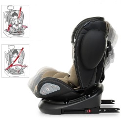 Automobilinė saugos kėdutė HAMILTON pasukama 360º SPS 0-36 kg