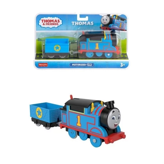 Thomas and Friends motorizuotas garvežiukas su vagonu 