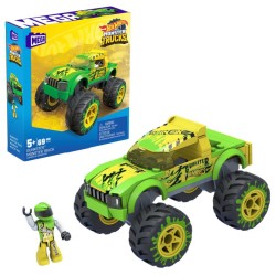  Hot Wheels konstruktorius džipas  + lenktynininko figūrėlė