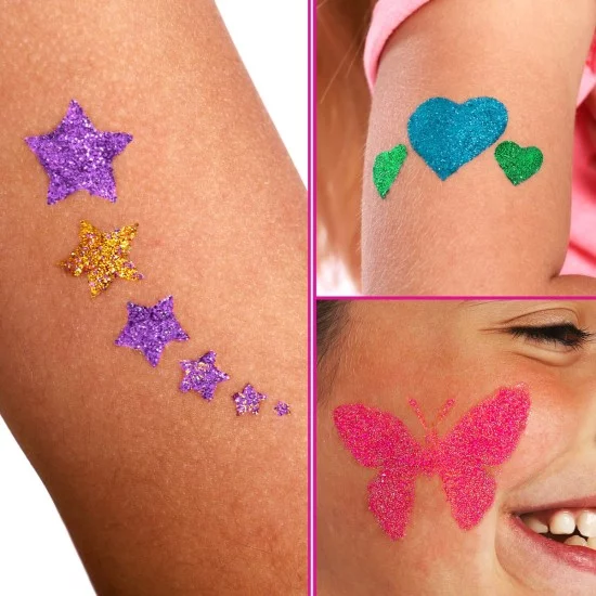 COOL! Blizgančios tatuiruotės