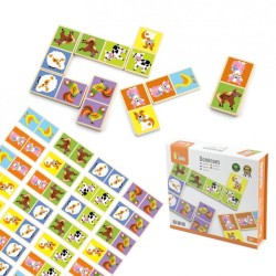 VIGA medinis DOMINO -GYVŪNAI