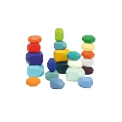ANDREU TOYS Mediniai akmenukai - 21 vnt. 