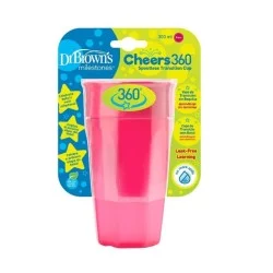 Dr.Brown's  gertuvė CHEERS 360 (nuo 12mėn.) 300ml
