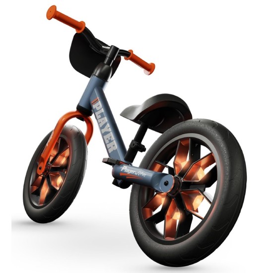 QPlay PLAYER Rubber Balansinis dviratukas (guminiais ratais)