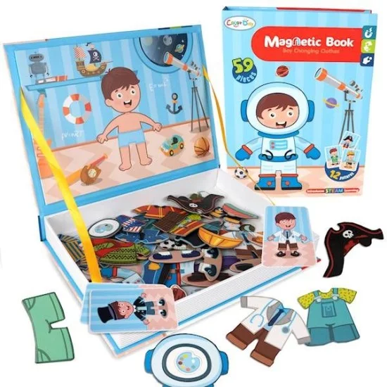 Malplay magnetinis žaidimas "Aprenk berniuką" Malplay magnetinis žaidimas "Aprenk berniuką"