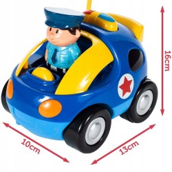 Malplay Policijos automobilis su valdymo pultu
