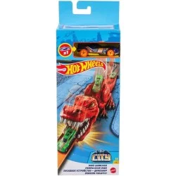 Hot Wheels Trasos paleidiklis DINO + automobilis 