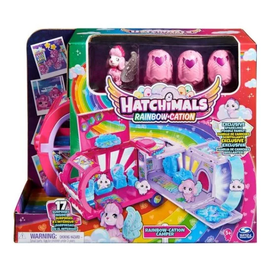 HATCHIMALS RAINBOW kemperis su aksesuarais HATCHIMALS RAINBOW kemperis su aksesuarais